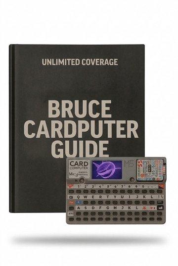 BruceCard Zero to Hero: Intro + Advanced Pentesting Guide with Custom Cardputer – HID, Wi-Fi, NFC & Signal Attacks – Level 1–2