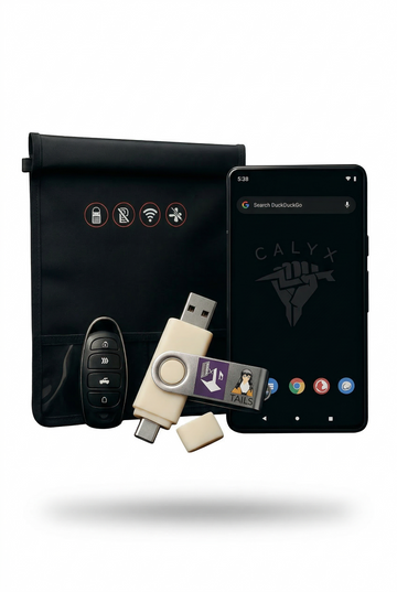 UC Privacy Kit: Pixel 7 with GrapheneOS + GhostUSB Tails + Faraday Bag | Secure Phone Bundle
